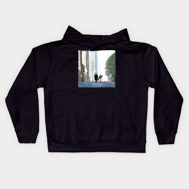 Leon the Professional Illustration Kids Hoodie by burrotees